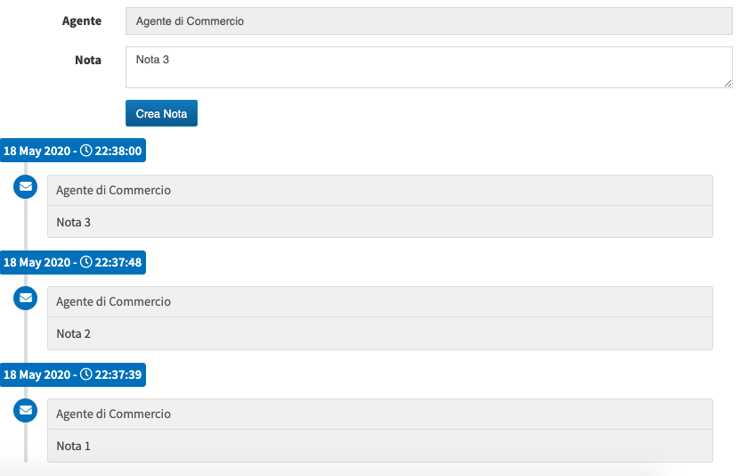 CRM-Note-Cliente